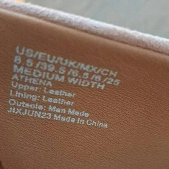 Gentle Souls by Kenneth Cole Athena Slip On Slingback Flats - Blush - Size: 8.5 - Picture 8 of 9